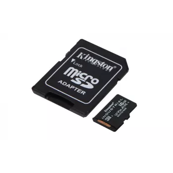 Kingston Technology 16GB microSDHC Industrial C10 A1 pSLC Κάρτα + SD-Adapter