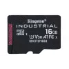Kingston Technology 16GB microSDHC Industrial C10 A1 pSLC Κάρτα + SD-Adapter