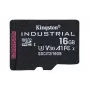 Kingston Technology 16GB microSDHC Industrial C10 A1 pSLC Κάρτα μεμονωμένη συσκευασία χωρίς Adapter