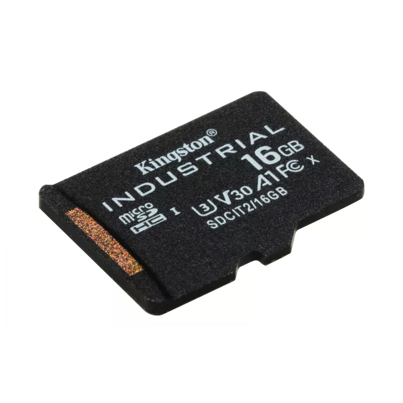 Kingston Technology 16GB microSDHC Industrial C10 A1 pSLC Κάρτα μεμονωμένη συσκευασία χωρίς Adapter