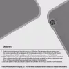 HP 100 Απολυμαντικό mousepad, Γκρι, Μονόχρωμο, Polyester, Λάστιχο