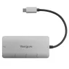 Targus ACH226EU hub διασύνδεσης USB 3.2 Gen 1 (3.1 Gen 1) Type-C 5000 Mbit/s ασημί