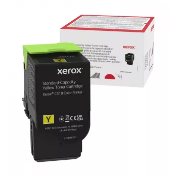 Xerox Original ® C310 έγχρωμος εκτυπωτής / C315 έγχρωμος πολυλειτουργικός εκτυπωτής Κίτρινο τυπικής χωρητικότητας δοχείο τόνερ (2000 σελίδες) – 006R04359