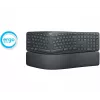 LOGITECH Ergo K860 - Ασύρματο split πληκτρολόγιο Graphite - Qwertz Swiss
