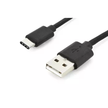 DIGITUS ASSMANN Καλώδιο σύνδεσης USB Type-C, Type C σε A M/M, 1m 3A, 480MB, Version 2.0, μαύρο