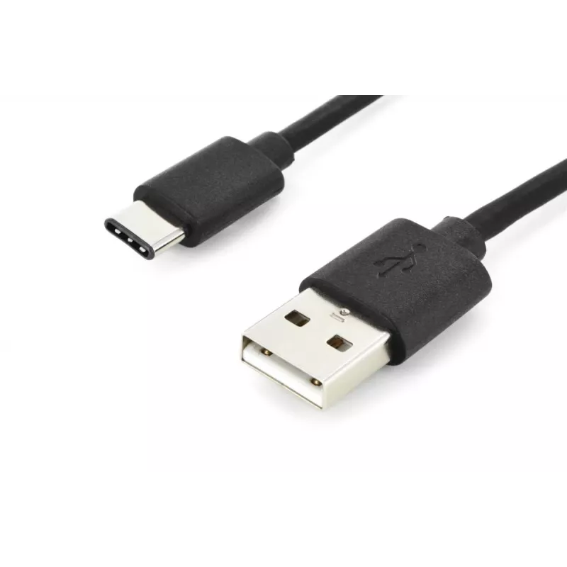 DIGITUS ASSMANN Καλώδιο σύνδεσης USB Type-C, Type C σε A M/M, 1m 3A, 480MB, Version 2.0, μαύρο