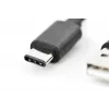 DIGITUS ASSMANN Καλώδιο σύνδεσης USB Type-C, Type C σε A M/M, 1m 3A, 480MB, Version 2.0, μαύρο