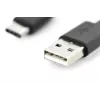 DIGITUS ASSMANN Καλώδιο σύνδεσης USB Type-C, Type C σε A M/M, 1m 3A, 480MB, Version 2.0, μαύρο