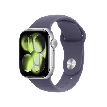 APPLE Watch Series 11 GPS + Cellular 42mm ασημί Αλουμινένια θήκη με Purple Fog Sportarmband S/M