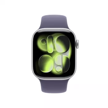 APPLE Watch Series 11 GPS + Cellular 42mm ασημί Αλουμινένια θήκη με Purple Fog Sportarmband S/M