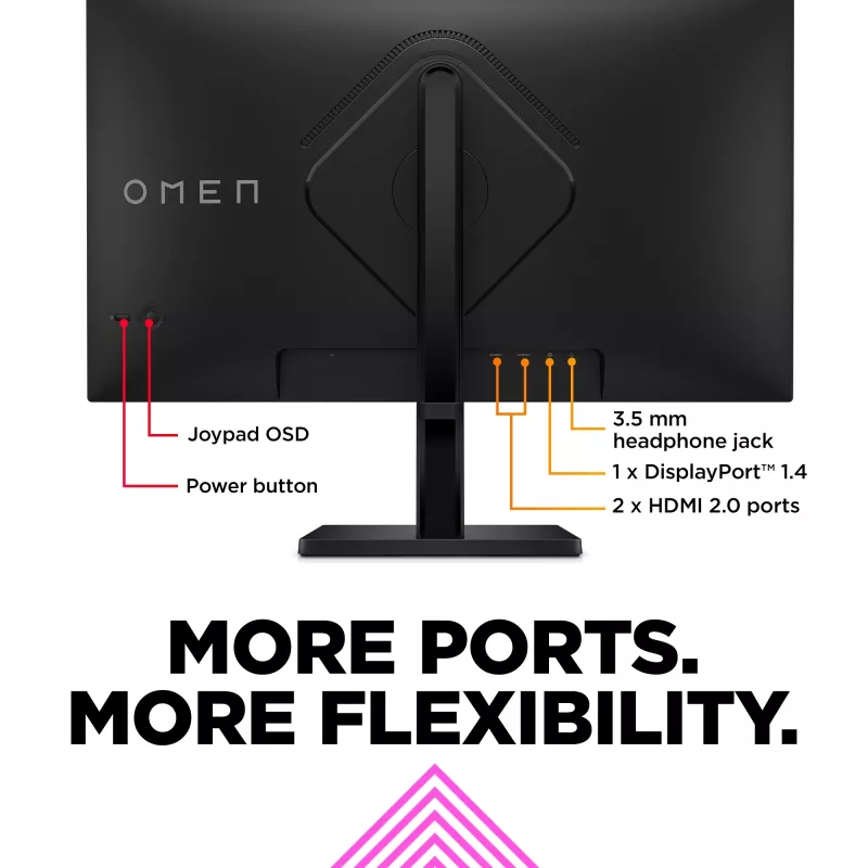OMEN by HP 27 ίντσες QHD 165Hz Οθόνη Gaming - OMEN 27q