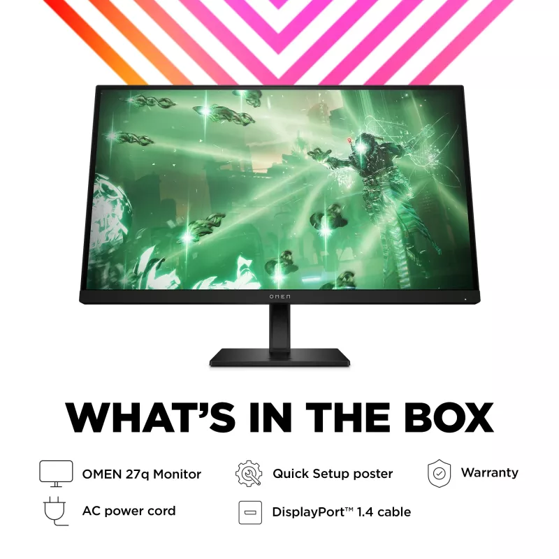 OMEN by HP 27 ίντσες QHD 165Hz Οθόνη Gaming - OMEN 27q