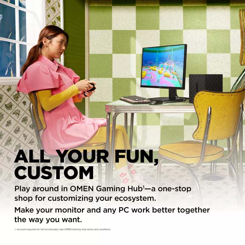 OMEN by HP 27 ίντσες QHD 165Hz Οθόνη Gaming - OMEN 27q