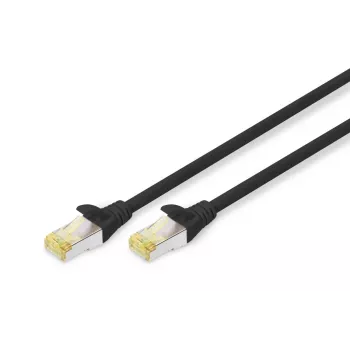 DIGITUS Καλώδιο Patch - CAT6a - S/FTP - Snagless - Cu - 2m - μαύρο
