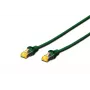 Καλώδιο Patch DIGITUS - CAT6a - S/FTP - Snagless - Cu - 2m - πράσινο