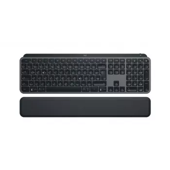 Πληκτρολόγιο LOGITECH MX Keys S Graphite με Υποστήριγμα καρπού QWERTZ Γερμανικό