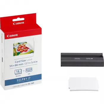 Σετ μελάνης Canon KC-18IF + χαρτί αυτοκόλλητων 54 x 86 mm, 18 φύλλα