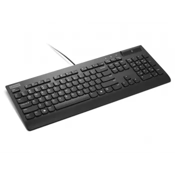 Ενσύρματο πληκτρολόγιο Full-Size Smartcard Lenovo Smartcard Wired II — γερμανική διάταξη, USB, 106 πλήκτρα, μαύρο