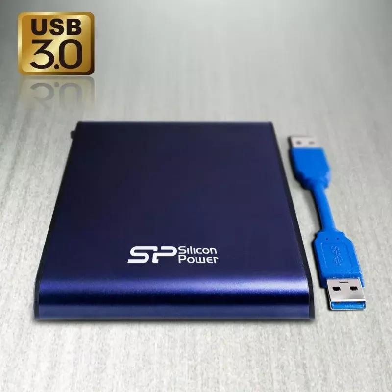 Silicon Power Armor A80 εξωτερικός σκληρός δίσκος, 2 TB, 2,5 ίντσες, USB 3.1 Gen 1, μπλε