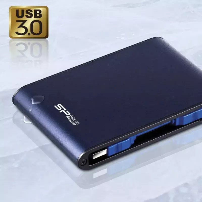 Silicon Power Armor A80 εξωτερικός σκληρός δίσκος, 2 TB, 2,5 ίντσες, USB 3.1 Gen 1, μπλε