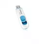 USB stick ADATA C008 64 GB USB Type-A 2.0 — μπλε/λευκό, μηχανισμός ολίσθησης