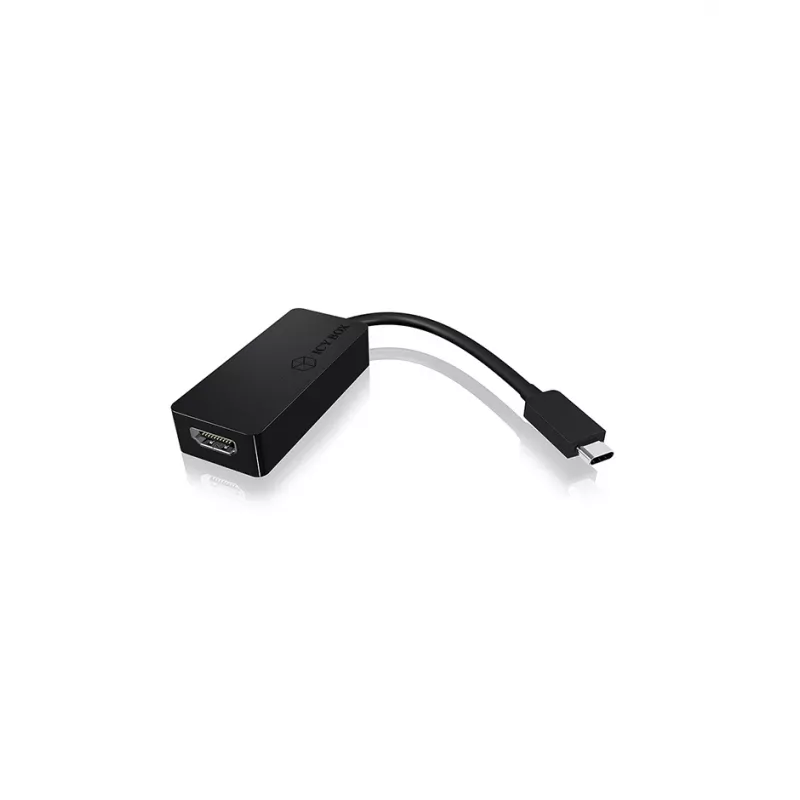 ICY BOX IB-AC534-C Προσαρμογέας γραφικών USB 4096 x 2160 pixel Μαύρο