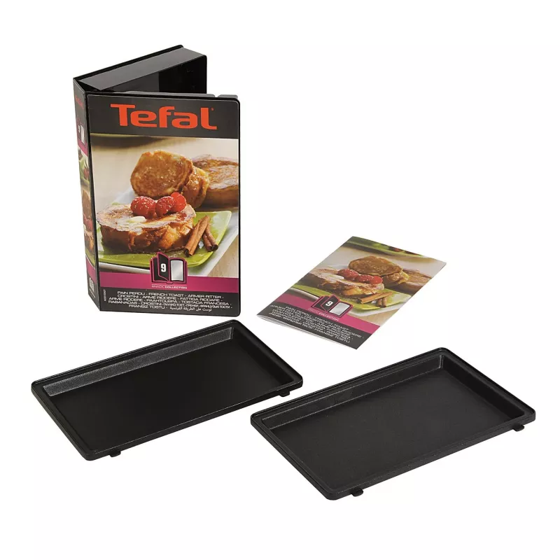 Tefal XA800912 πλάκες French toast για τοστιέρα SW852, μαύρες