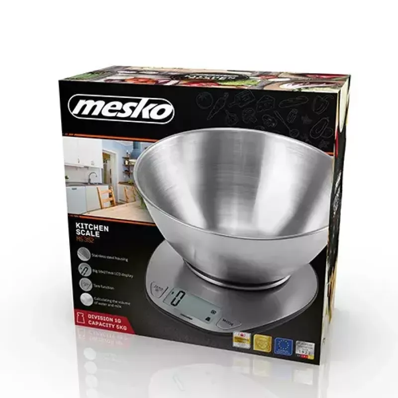 Ηλεκτρονική ζυγαριά κουζίνας Mesko Home MS 3152