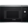 Bosch Serie 4 BFL523MS0 φούρνος μικροκυμάτων μαύρο, ανοξείδωτο χάλυβα Solo μικροκυμάτων εντοιχιζόμενος 20 L 800 W
