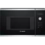 Bosch Serie 4 BFL523MS0 φούρνος μικροκυμάτων μαύρο, ανοξείδωτο χάλυβα Solo μικροκυμάτων εντοιχιζόμενος 20 L 800 W