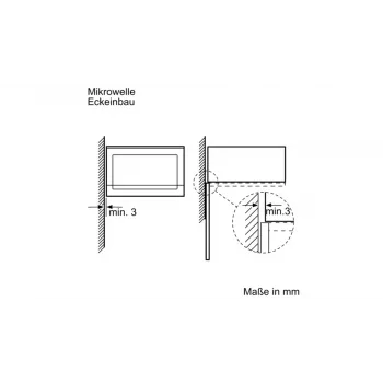 Bosch BFL520MS0 φούρνος μικροκυμάτων μαύρο, ανοξείδωτο χάλυβα συνδυαστικός φούρνος μικροκυμάτων εντοιχιζόμενος 20 l 800 W