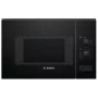 Εντοιχιζόμενος Solo φούρνος μικροκυμάτων Bosch Serie 4 BFL520MB0 — 800 W, 20 l, περιστροφικός διακόπτης, μαύρο