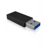 ICY BOX IB-CB015 USB Type-C 3.1 (Gen 2) USB Type-A 3.1 (Gen 2) μαύρο