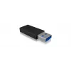 ICY BOX IB-CB015 USB Type-C 3.1 (Gen 2) USB Type-A 3.1 (Gen 2) μαύρο