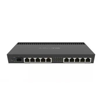 Ενσύρματο router MikroTik RB4011IGS+RM — 10x Gigabit RJ-45, 1x SFP+, 1,4 GHz 4 πυρήνων, 1 GB RAM, Rack 1U, έξοδος PoE