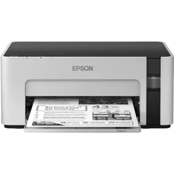 Εκτυπωτής inkjet Epson EcoTank ET‑M1100 — μονόχρωμος, A4, 32 ppm, 1440×720 dpi, ενσωματωμένη δεξαμενή μελανιού, USB 2.0, γκρι/μαύρο