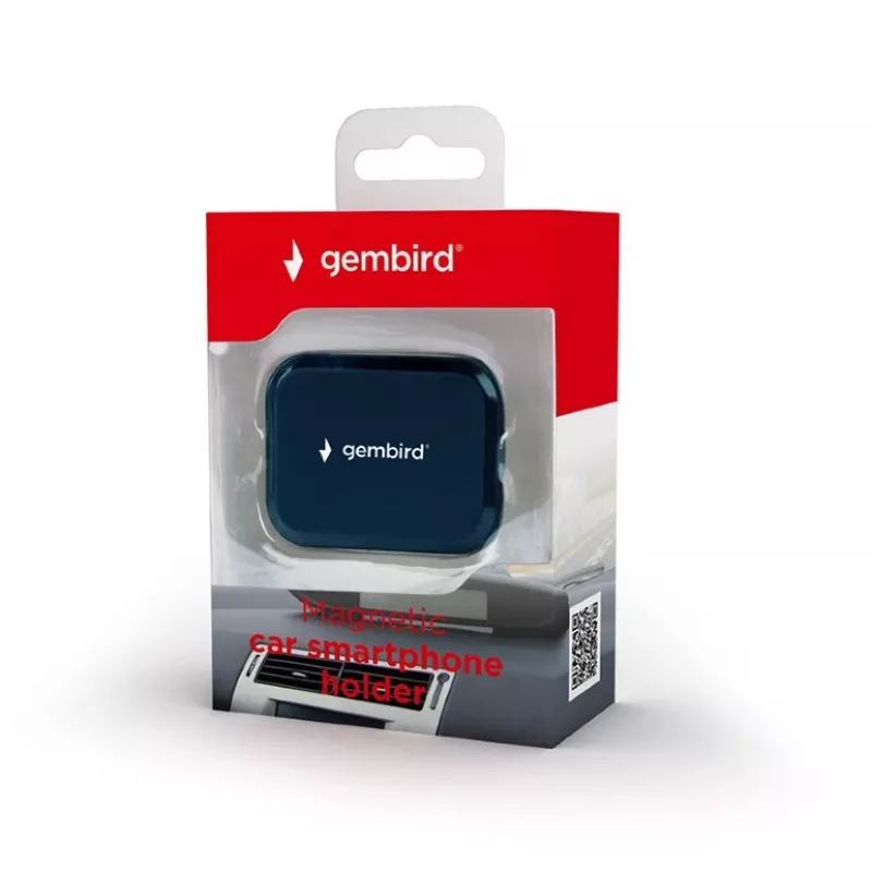 GEMBIRD Μαγνητική βάση smartphone για αυτοκίνητο, μαύρη