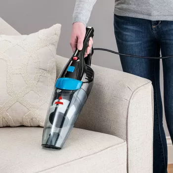 Bissell Featherweight Pro Eco επαναφορτιζόμενη σκούπα stick AC στεγνή χωρίς σακούλα 0,5 L 450 W μπλε, Titan