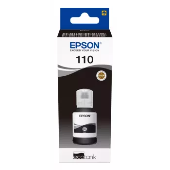 Epson 110 EcoTank C13T03P14A φιάλη μελανιού, XL, μαύρο pigment, 120 ml, 6000 σελίδες