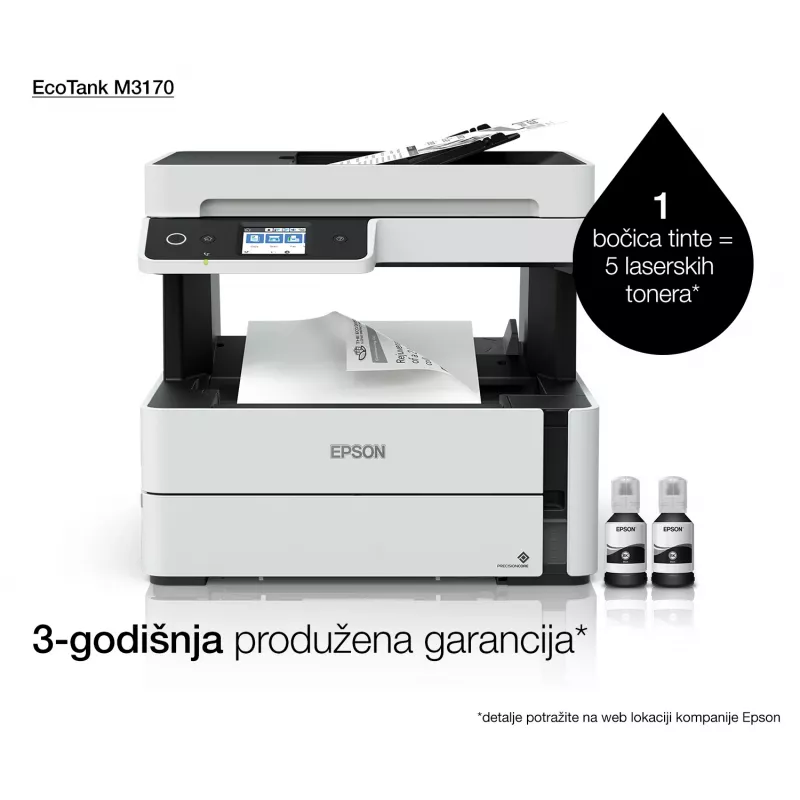 Πολυμηχάνημα Epson EcoTank ET-M3170 inkjet μονόχρωμη εκτύπωση