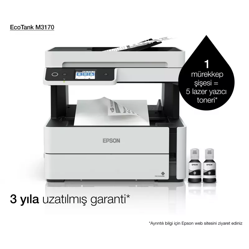Πολυμηχάνημα Epson EcoTank ET-M3170 inkjet μονόχρωμη εκτύπωση