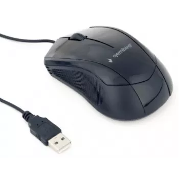 GEMBIRD ποντίκι οπτικό MUS-3B-02 - 3 κουμπιά ροδέλα USB μαύρο