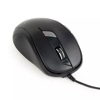 Οπτικό ποντίκι GEMBIRD MUS-6B-01 – 6 κουμπιά, ροδέλα κύλισης, USB, μαύρο