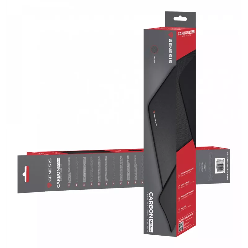 GENESIS Carbon 500 MAXI Gaming Mousepad μαύρο