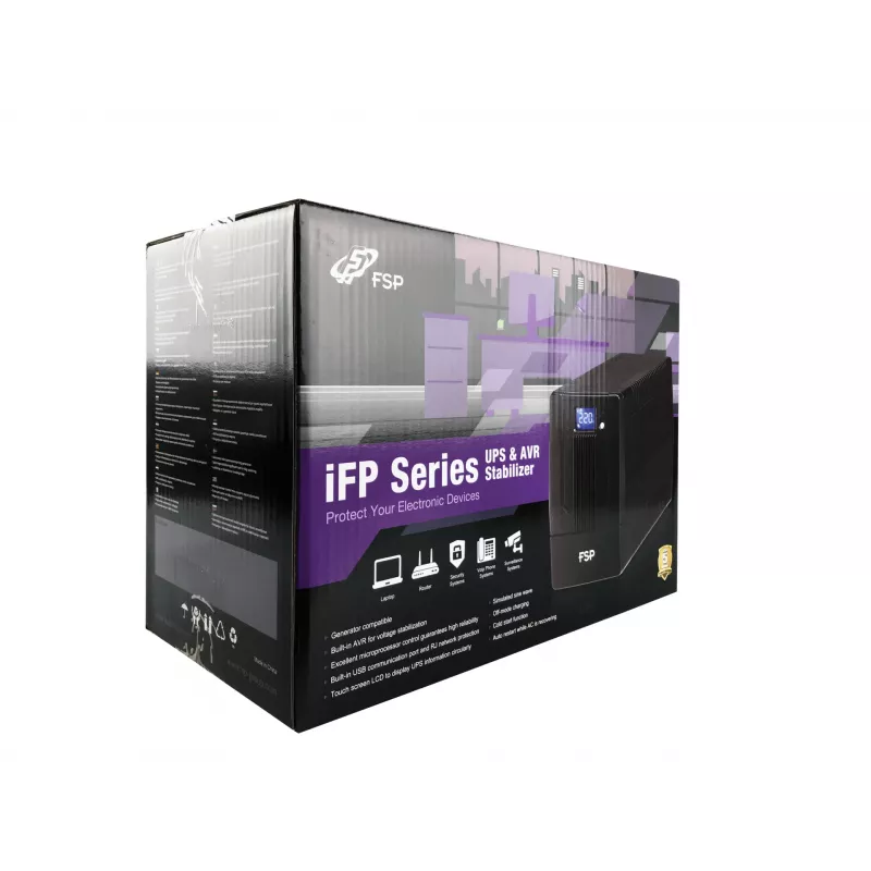 FSP iFP 2000 UPS (Σύστημα αδιάλειπτης παροχής ισχύος) Line-Interactive 2 kVA 1200 W 2 έξοδοι AC