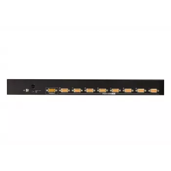 ATEN Διακόπτης KVM 8 θυρών USB - PS/2 VGA, 2048 x 1536 pixel, QXGA, τοποθέτηση σε rack, 5 W, 1U, μαύρο