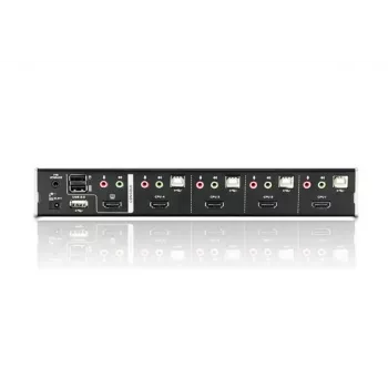 ATEN Διακόπτης KVM 4 θυρών USB HDMI με Ήχο & Hub USB 2.0 (περιλαμβάνονται καλώδια KVM)