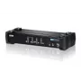 ATEN Διακόπτης KVM 4 θυρών USB DVI με Ήχο & Hub USB 2.0 (περιλαμβάνονται καλώδια KVM)