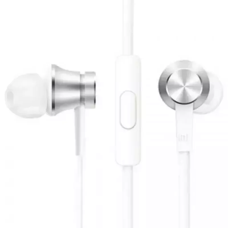 Xiaomi Mi In-Ear Ακουστικά Basic Headset σύνδεση 3,5 mm ασημί, λευκό