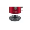 Βραστήρας Bosch TWK4P434 — 1,7 L, 2400 W, μαύρο/κόκκινο